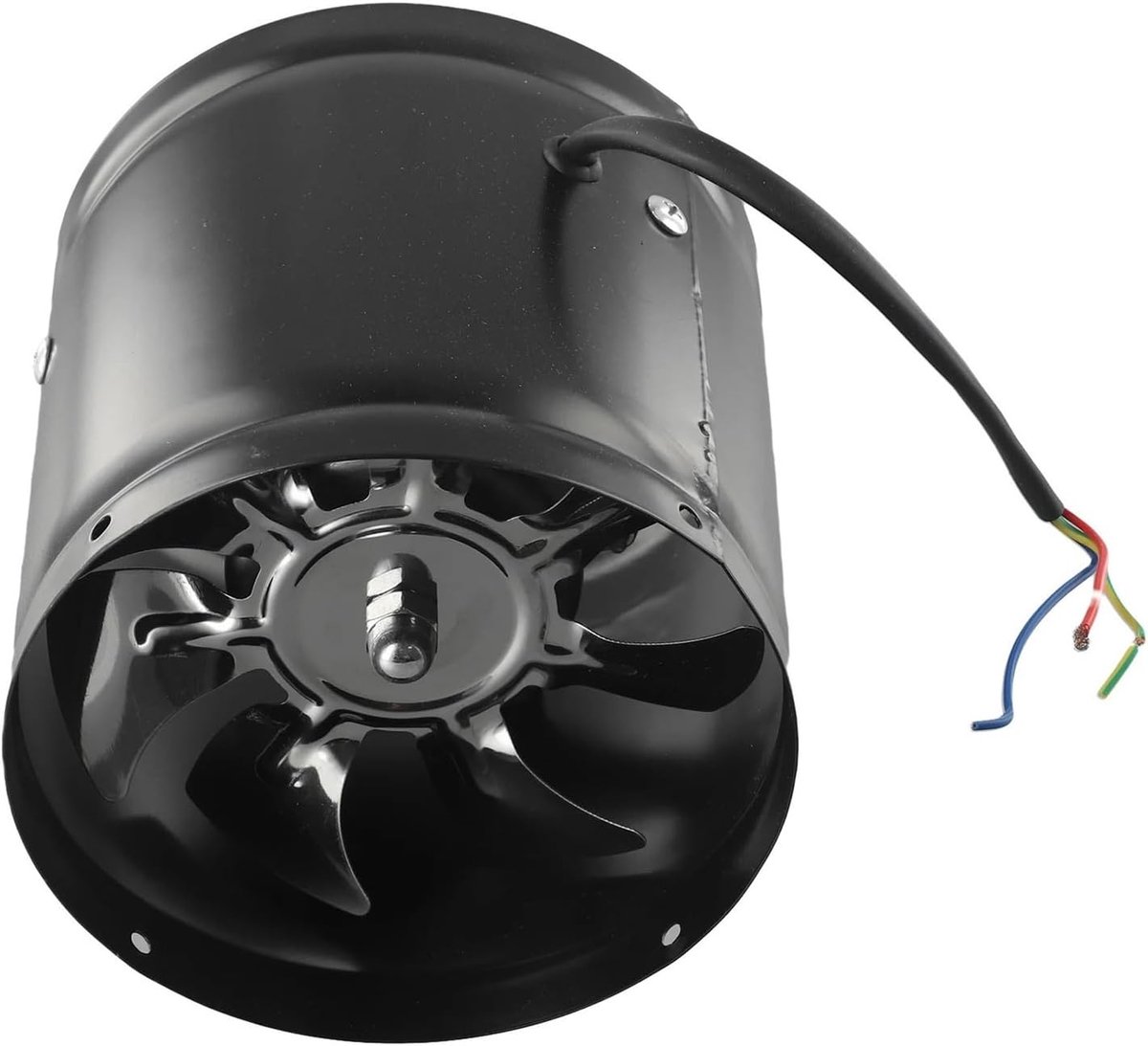 Afzuigventilator - Ventilator - Lucht Afvoeren - Krachtige Zuigkracht - 150mm - Nero