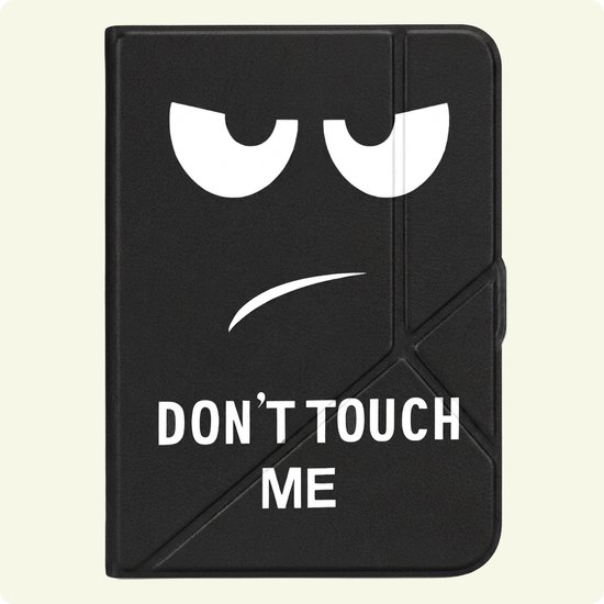 Hoes Geschikt voor Kobo Nia - E-reader Bescherm Hoesje Case Sleep Cover Trifold - Hoes Geschikt voor Kobo Nia Hoesje - Don't Touch Me — afbeelding 4