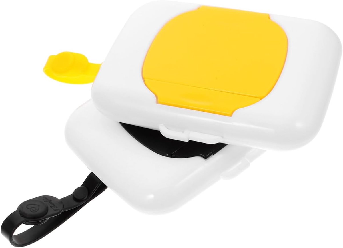 Babydoekjes Houder - Wipes Dispenser - Draagbaar Gemak - Waterdichte Afdichting - 2 Stuks - Diverse Kleuren