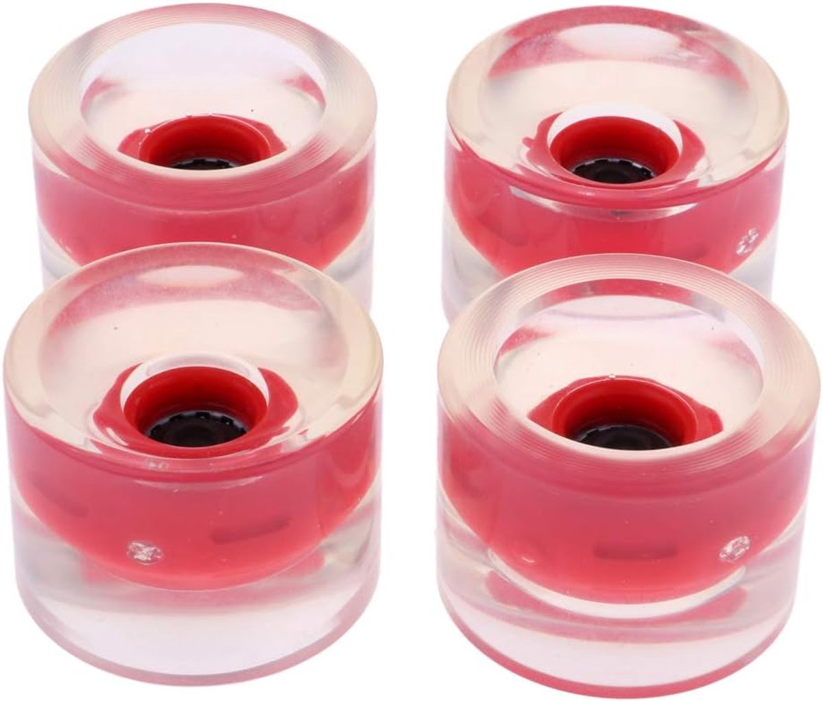Longboard Wielen Skateboard Onderdelen Nachtelijk Rijden Oplichtend PU Materiaal 70mm Diameter