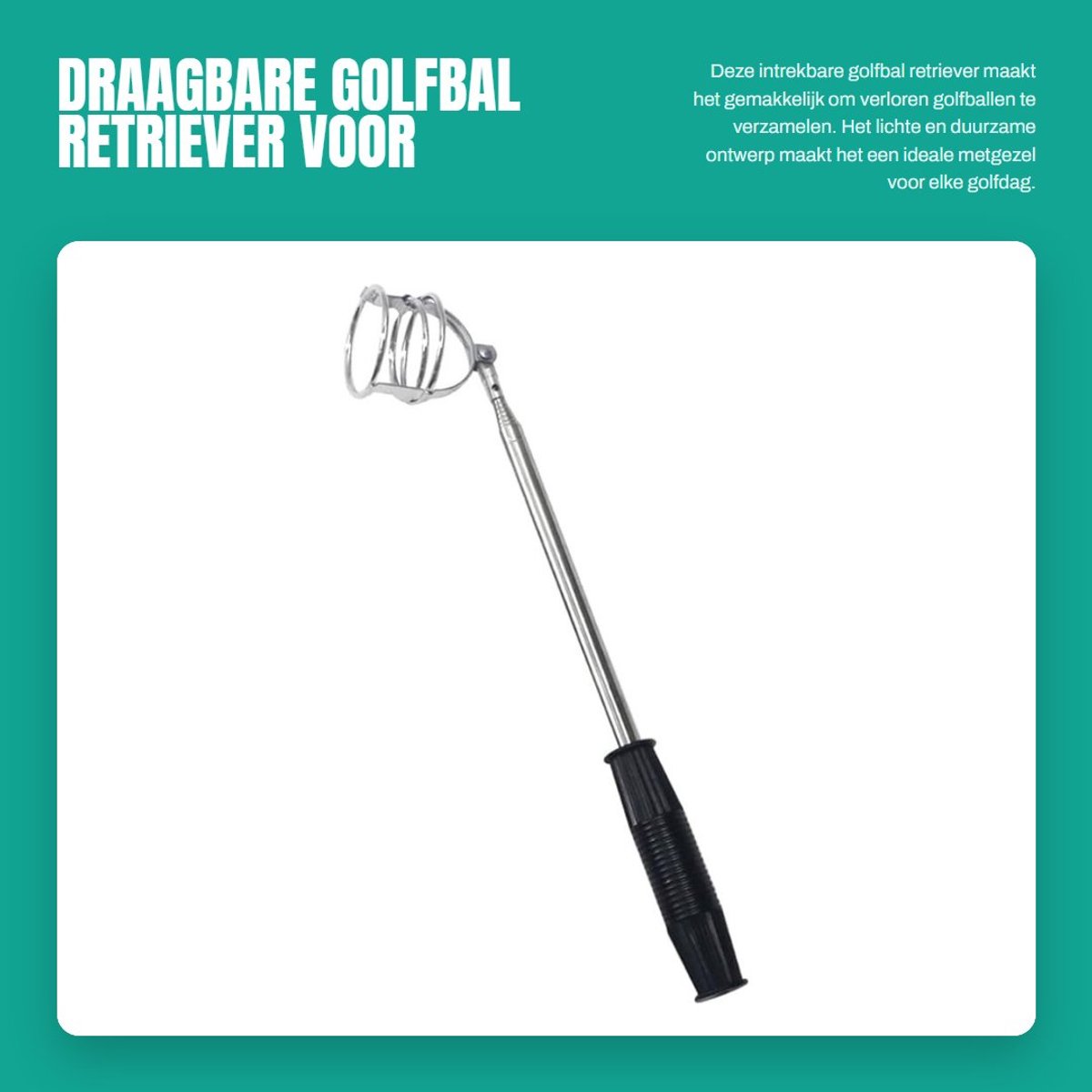 Dailygoods - Draagbare Golfbal Retriever voor Buitensporten