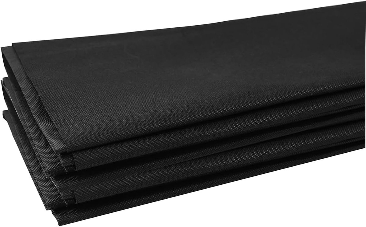 Verhoogde Tuinbed Voering - Landschap Stof - Onkruid Voorkomen - Stevig Niet-geweven Materiaal - 160x210cm - Zwart