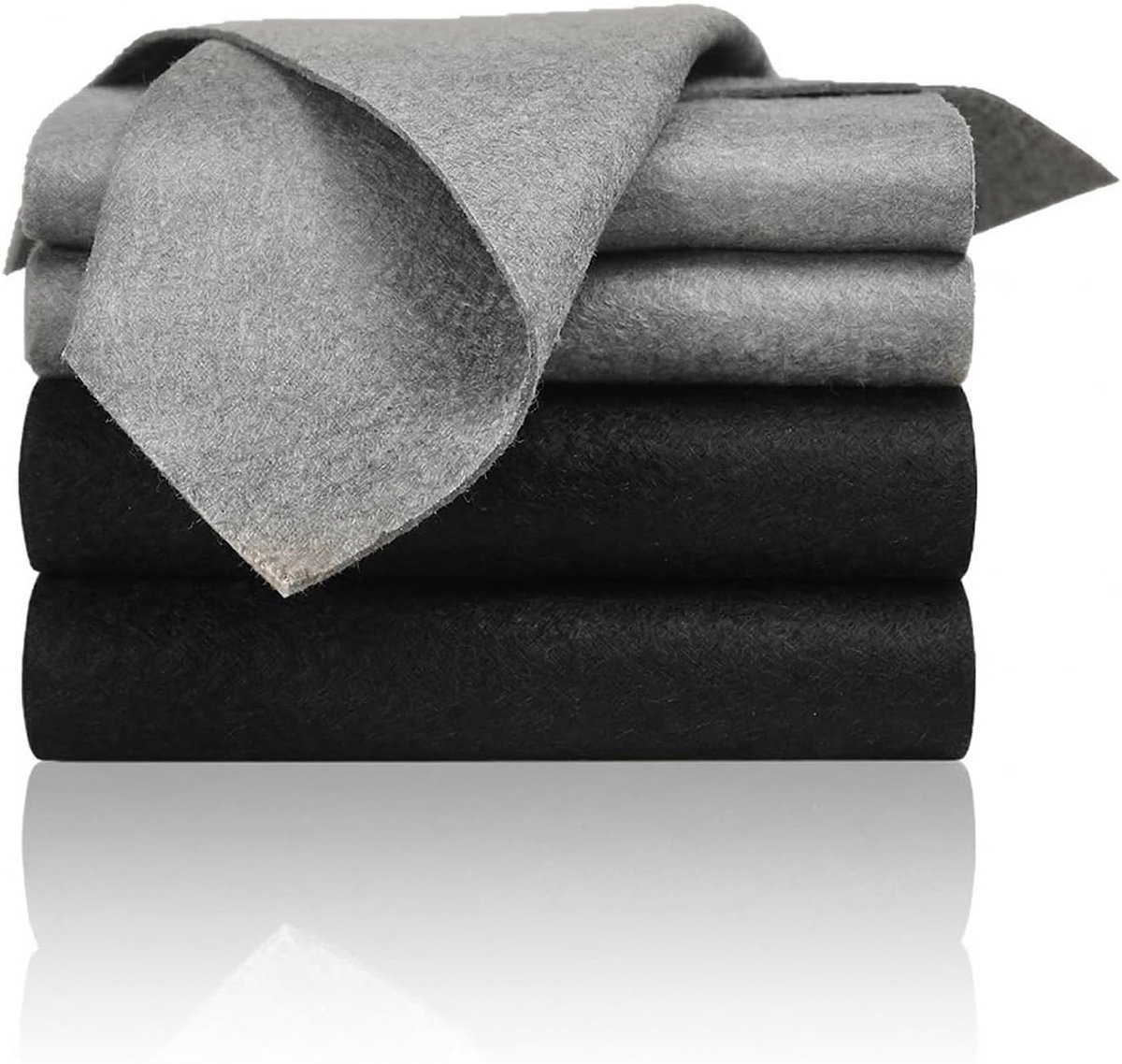 Streepvrije raamreinigingsdoeken, 4 stuks, ideaal voor glas, auto en keuken, perfect voor een glanzend resultaat