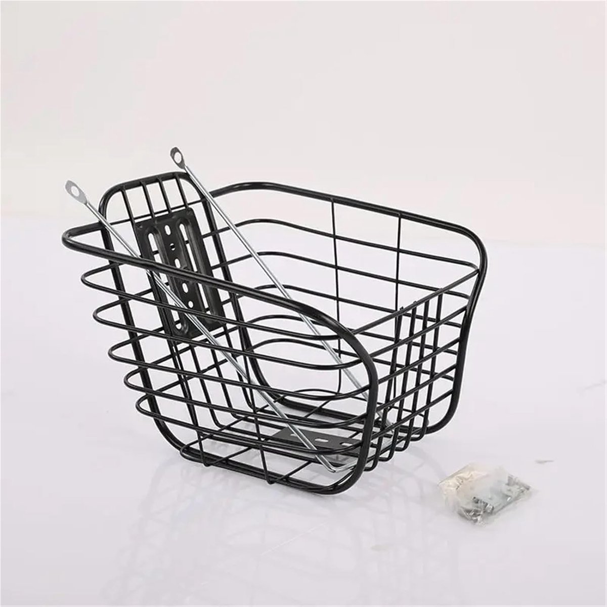 Fietsmand Universeel - Voormand Fiets - Boodschappen Vervoeren - Opvouwbaar Ontwerp - 24/26 Inch - Zwart