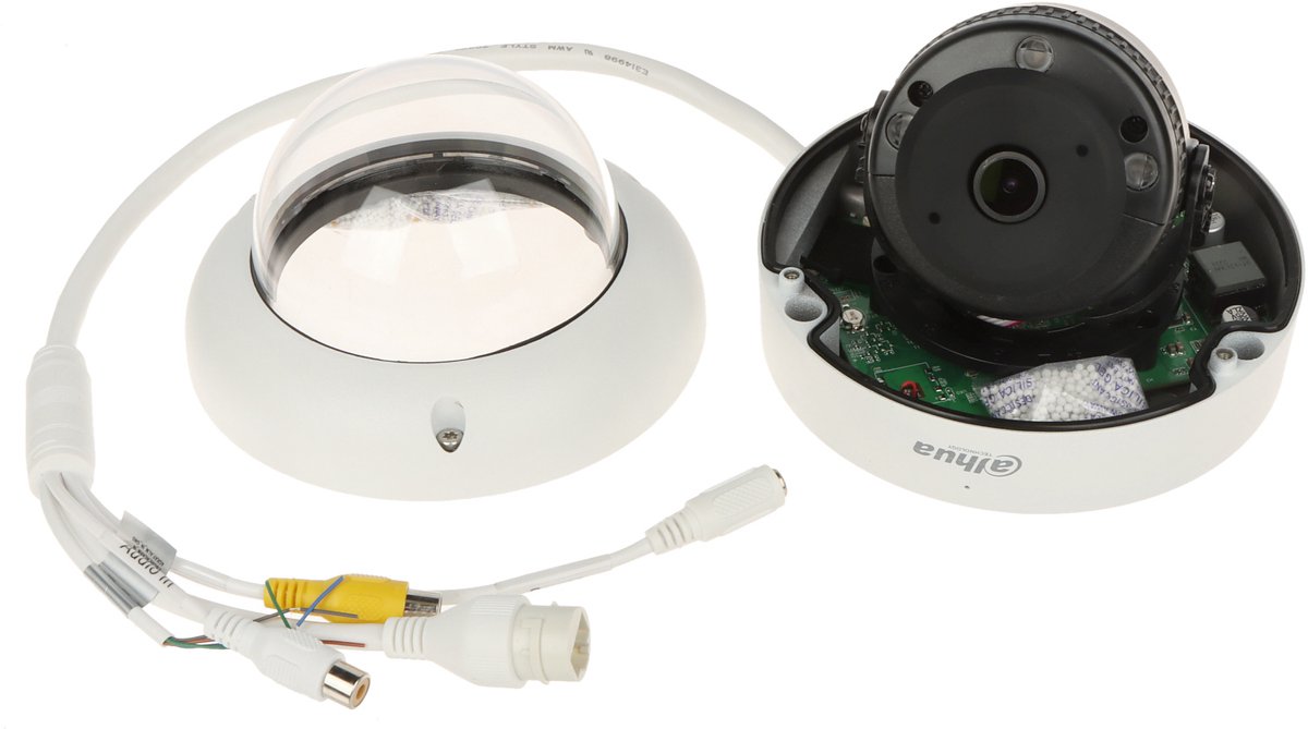 Dahua WizSense Serie - Vandaalbestendige IP-camera - 4.7Mpx - 2.1mm - IR-verlichting