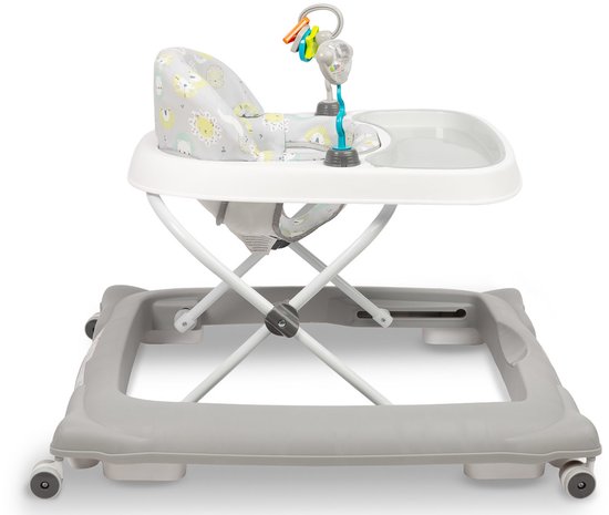 Toyz Canto Serie - Loopstoel - Grijze Kleur - Comfortabel en Veilig - Volledig Draaibare Wielen van Toyz — afbeelding 5