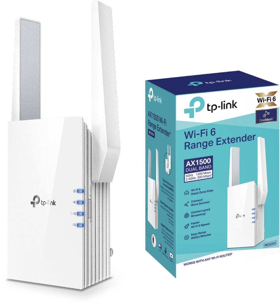TP-Link RE505X - WiFi Repeater - Range Extender - AX1500 - afbeelding 3