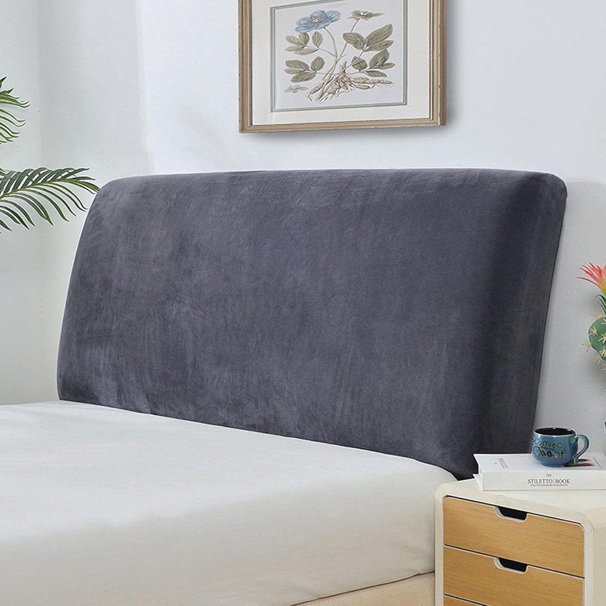 Hoofdbordhoes Elastisch - Bed Beschermhoes - Slaapkamer Decoratie - All-inclusive Design -
