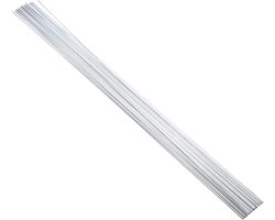 Aluminium lasstaven - Soldeerstaaf - Metaalverbinding - Laag smeltpunt - 50 cm 50 stuks - Zilver