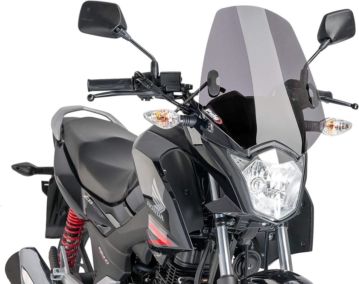 Motor Windscherm - Sport Model - Bescherming Tegen Wind - Windtunnel Getest - 3 mm Dik - Getint