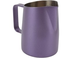Melkopschuimkan Roestvrijstaal - Opschuimbeker Koffie - Latte Kunst Maken - Precisie Giet Tuit - 250 ml - Zilver