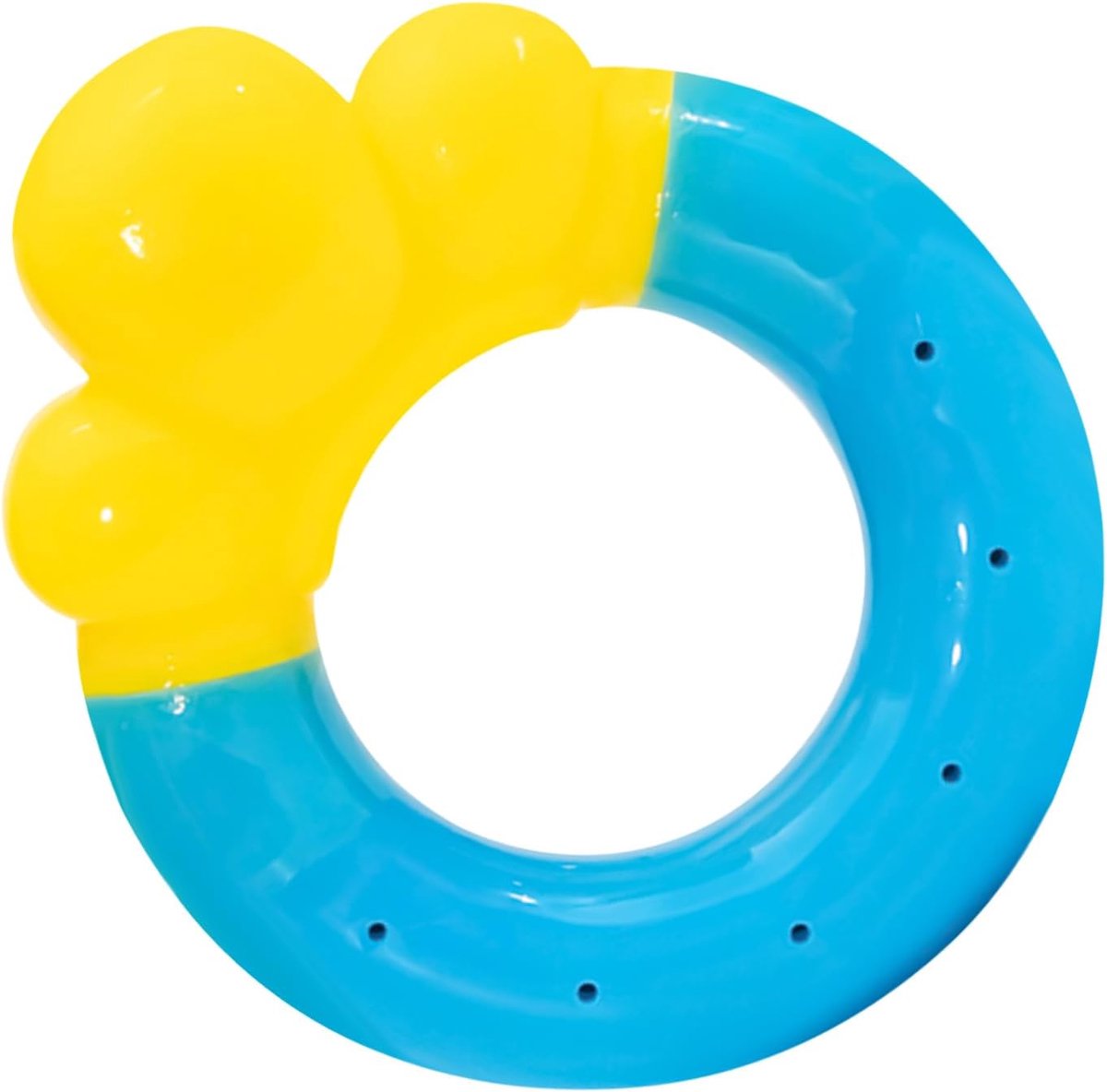 Hondenspeelgoed - Water Speelgoed - Buiten Koeling - Verkoelend Effect - 15x15x6 cm - Geel Blauw