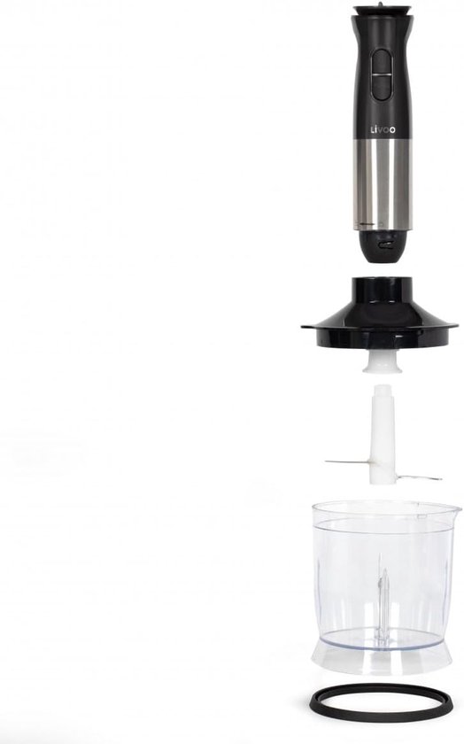 Staafmixer Set - Handmixer Blender - Keukenbereidingen - Ergonomische Handgreep - 700 ml - Zwart — afbeelding 3
