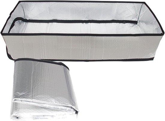 Isolatiehoes voor zoldertrap 63,5 x 137,2 x 28 cm - Energiezuinige zoldertrap isolatie voor optimale warmtebehoud en geluidsdemping van Merkloos — afbeelding 5