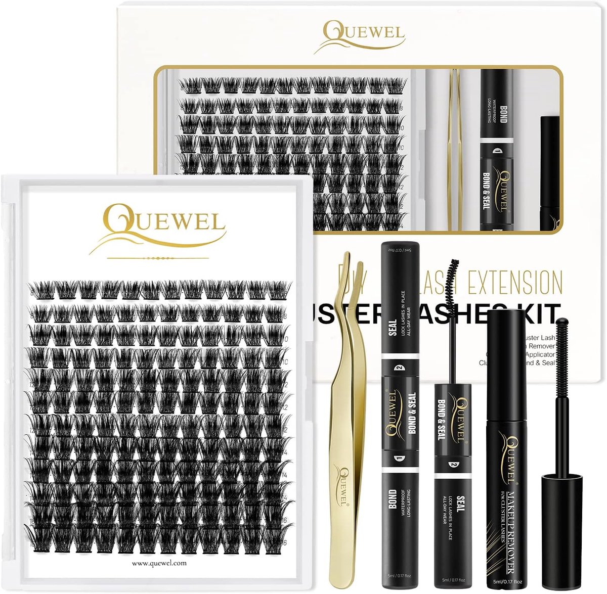 Wimperextensions DIY 144 Stuks - Natuurlijke Wimperclusters - 8-16 mm Lengte - Creëer de Perfecte Look - ShopVlot