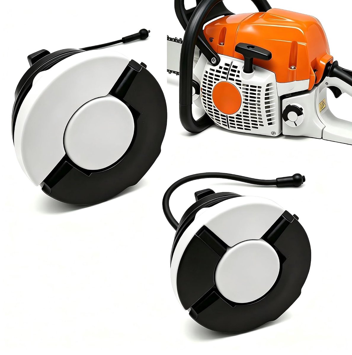 Benzinedop en oliedop - 2 stuks - compatibel met Stihl MS171 - eenvoudig te vervangen - ShopVlot