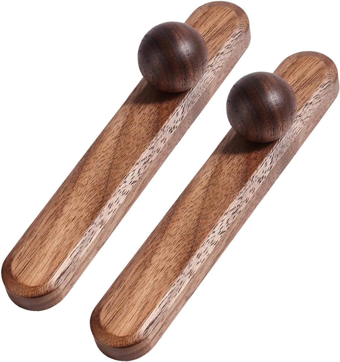 Meubelhendels 96MM - Zwart walnotenhout - Ballvormig ontwerp - Perfect voor kasten en lades - ShopVlot