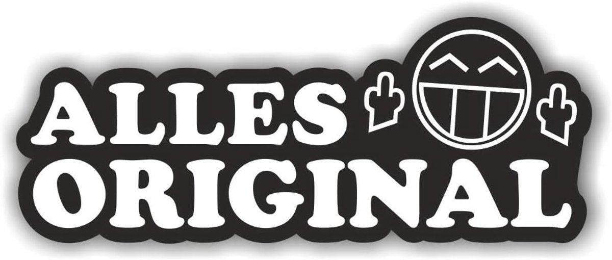 Auto sticker 15 x 6 cm - hoge kwaliteit - originele ontwerpen - personaliseer je auto - ShopVlot
