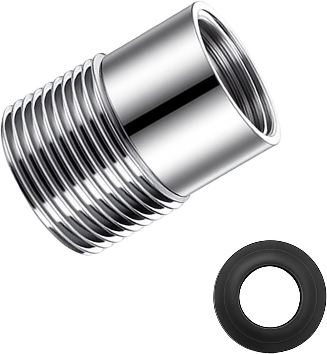 Verloopstuk 3/4 naar 1/2 inch - roestvrijstalen schroefdraadadapter - betrouwbare afdichting - ShopVlot