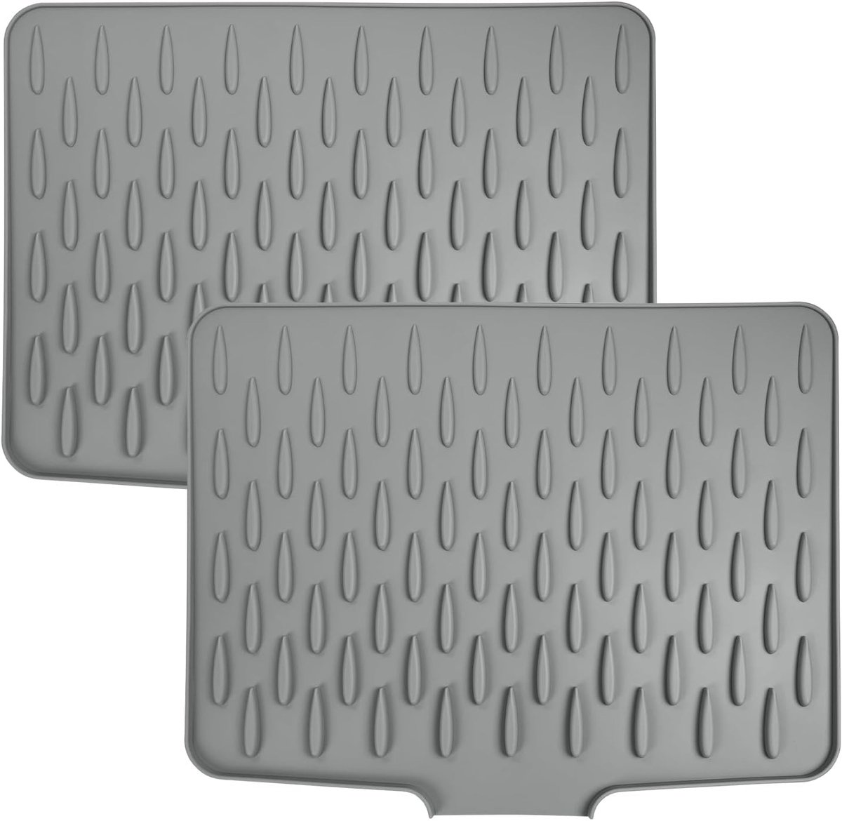 Silicone afvoer mat 40 x 32,5 cm - anti-slip - snel drogend - bescherming voor aanrecht - ShopVlot