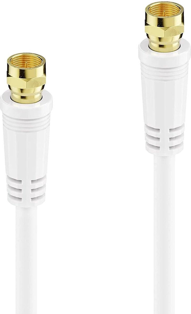 SAT-kabel 3 m - 75 Ohm - 4-voudig afgeschermd - ideaal voor HD TV - ShopVlot