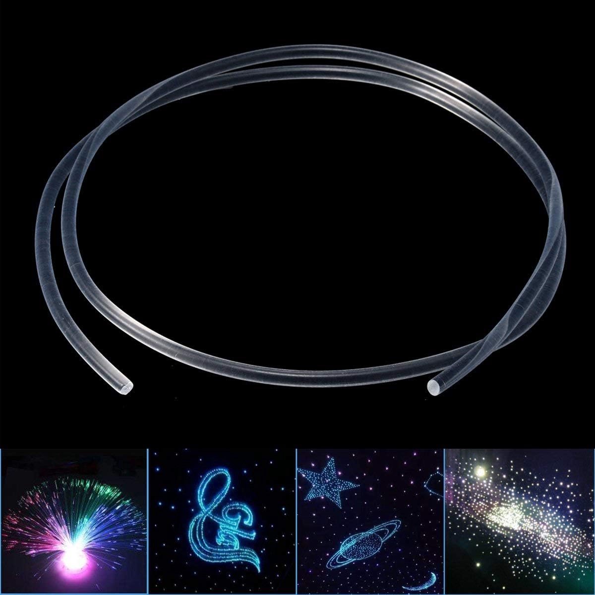 Optische glasvezelkabel 1 m - Side Glow - 1,5 mm - Voor sfeervolle verlichting in auto en huis - ShopVlot