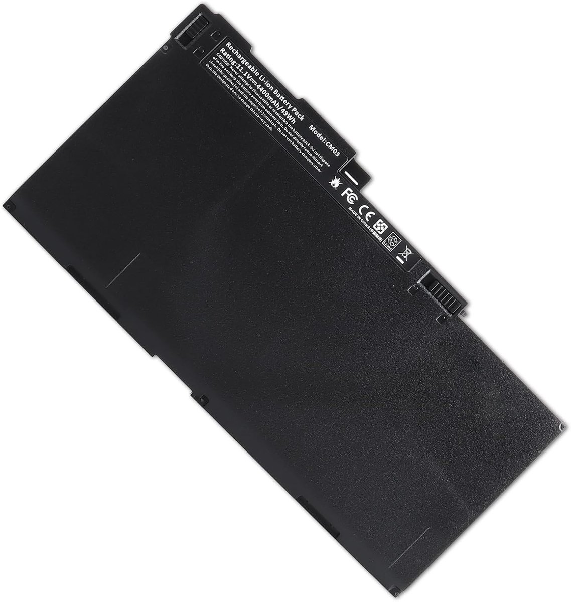 Accu CM03XL voor HP EliteBook 740 745 750 755 G1 G2 - Lithium-Polymeer - 11,1V 4400mAh - Betrouwbare energiebron - ShopVlot
