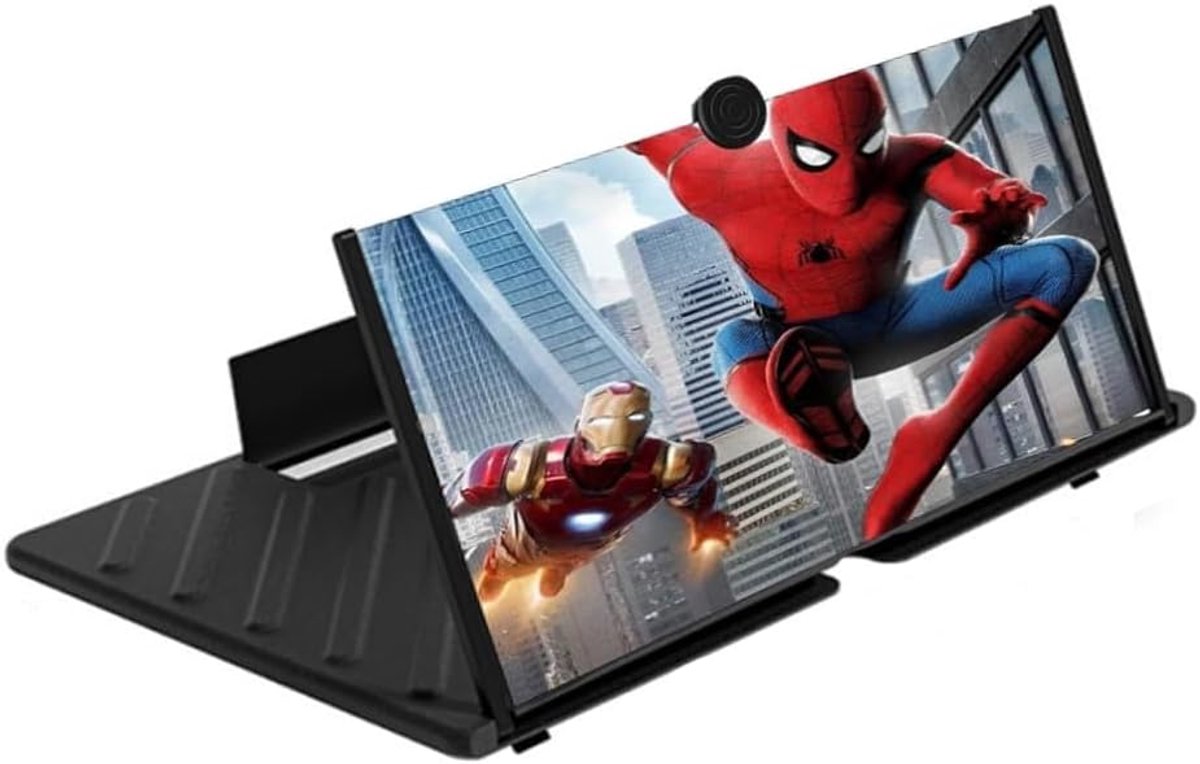 Mobiel scherm vergrootglas 20 inch - 3D HD projector - opvouwbaar en lichtgewicht - ideaal voor binnen gebruik - ShopVlot