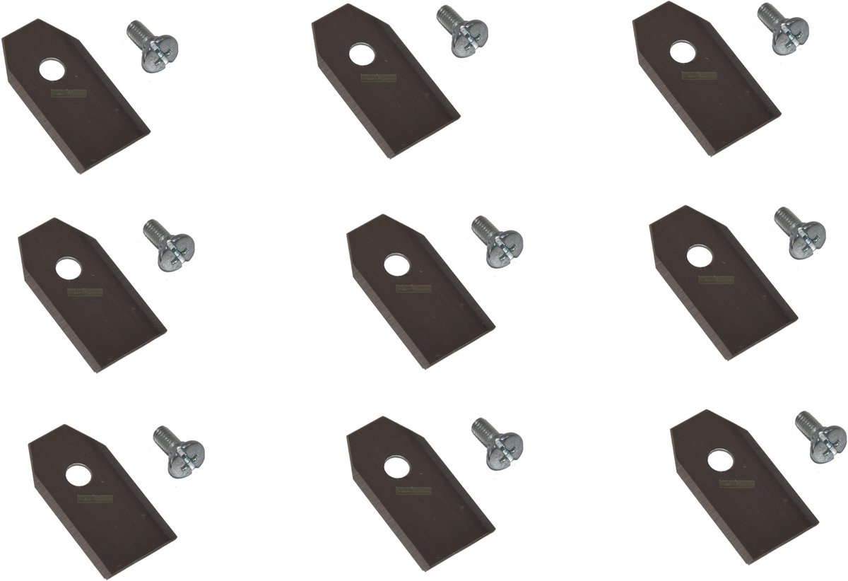 Roestvrijstalen mes van 9 x 3,5 cm voor de robotmaaier Gardena R38Li, R40Li, R45Li, R50Li en R70Li