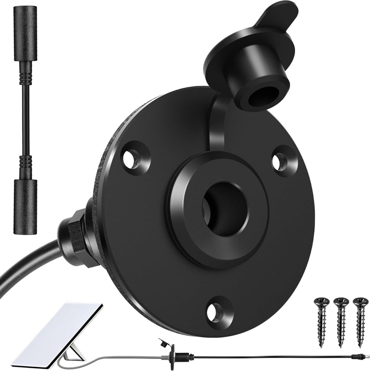 DC 5.5mm x 2.1mm vrouwelijke aansluiting - waterdicht - aluminium - ideaal voor Starlink Mini - ShopVlot