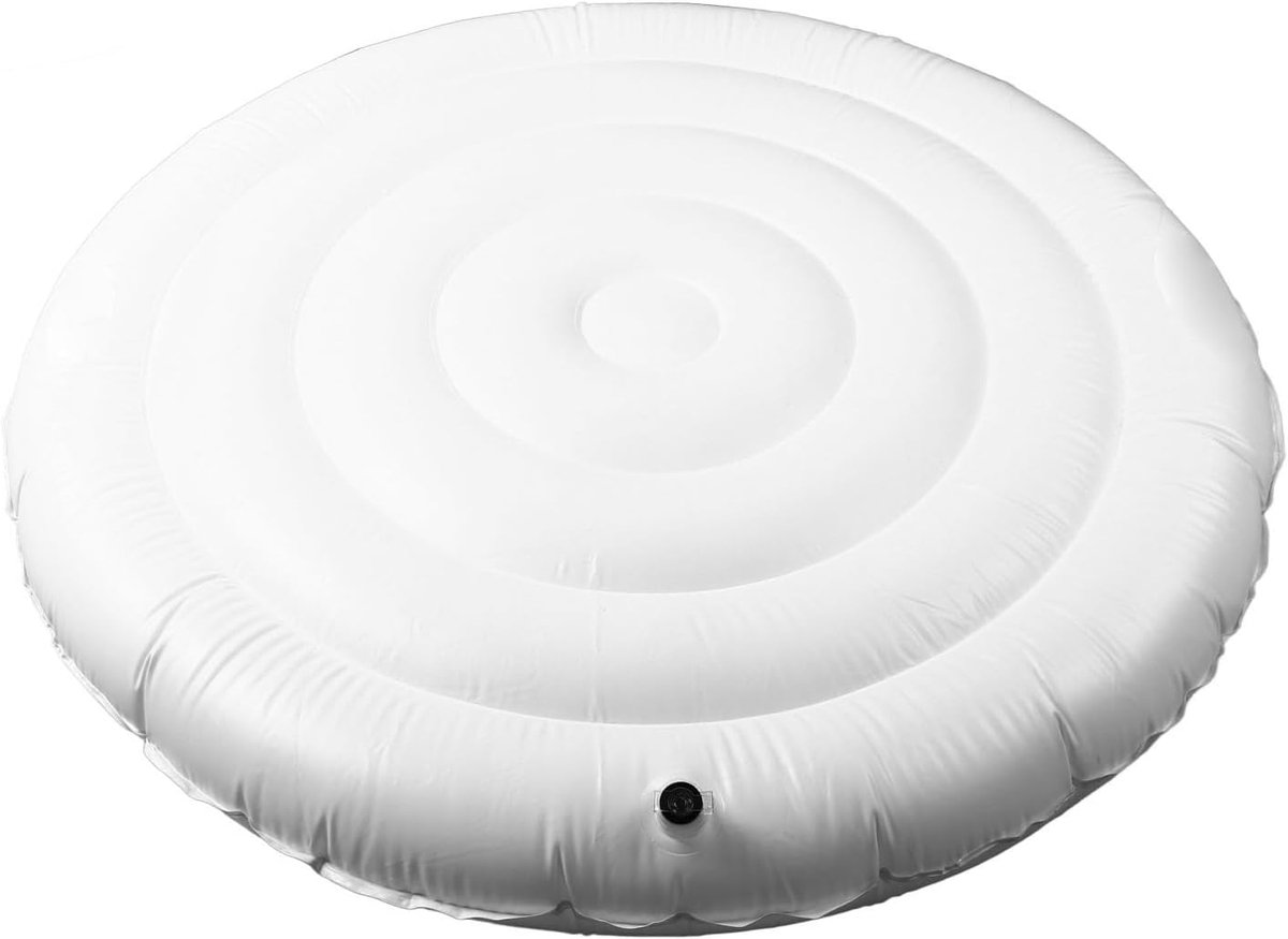 Opblaasbare hot tub deksel 165 cm - Vouwbaar energiezuinig - Warmtebehoud - Eenvoudig op te blazen - ShopVlot