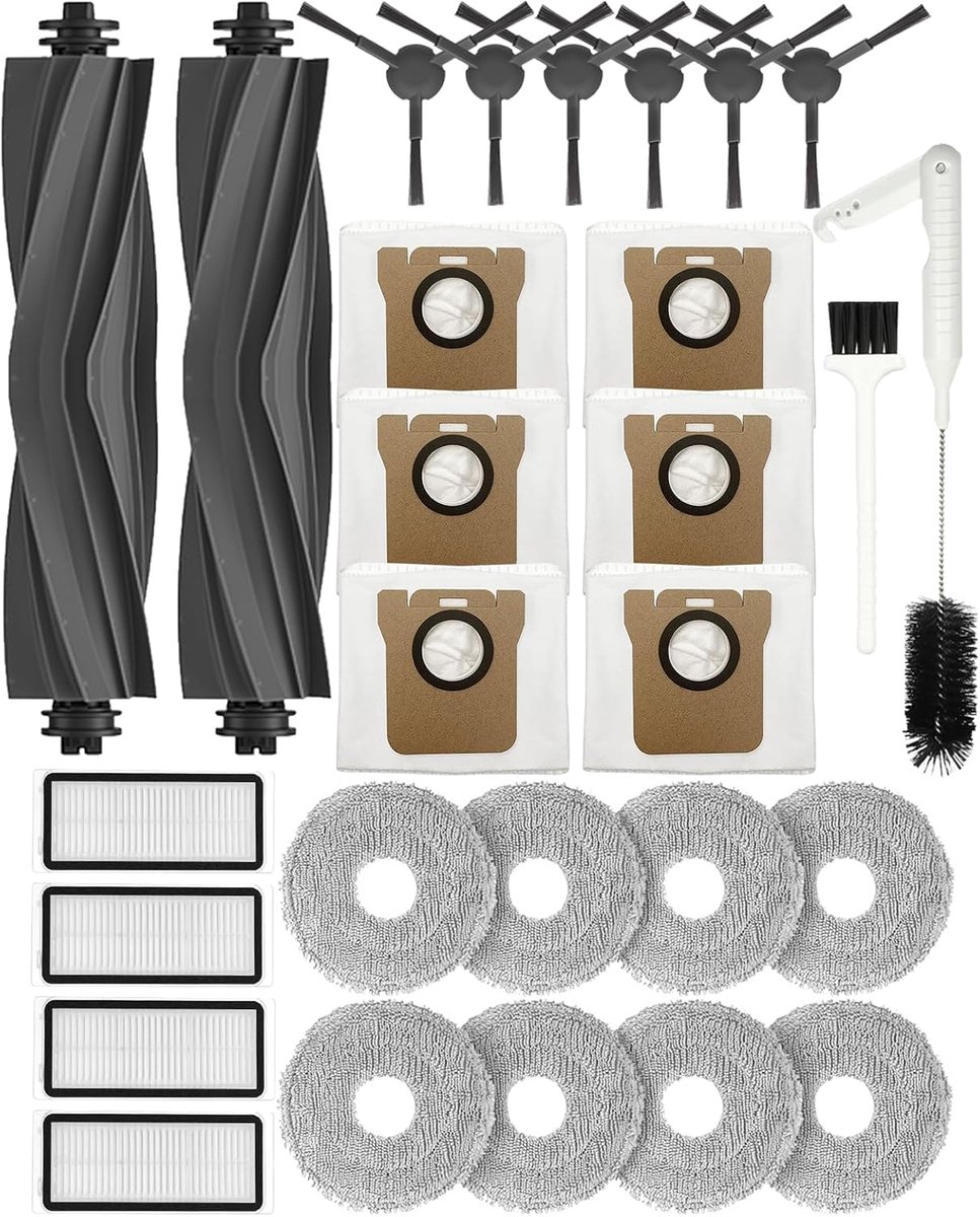 Vervangingsonderdelen voor stofzuiger - 28-delige accessoires - Compatibel met Dreame L20 en S20 - ShopVlot