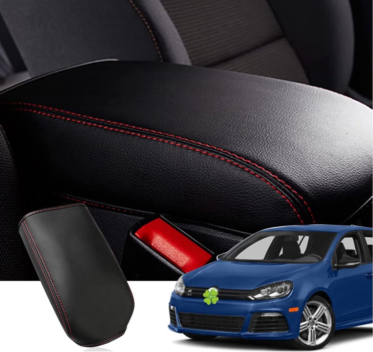Armsteunhoes VW Golf 7 7.5 2013-2019 - Beschermhoes - Comfortabel - Ideaal voor lange ritten - ShopVlot