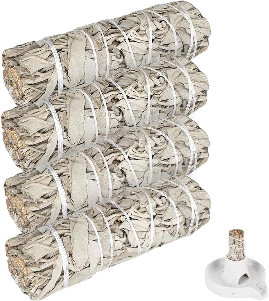 Witte Salie Rucheren - Premium Rucherbundel - 100% Duurzame Oogst - Verwijdert Negatieve Energieën - ShopVlot