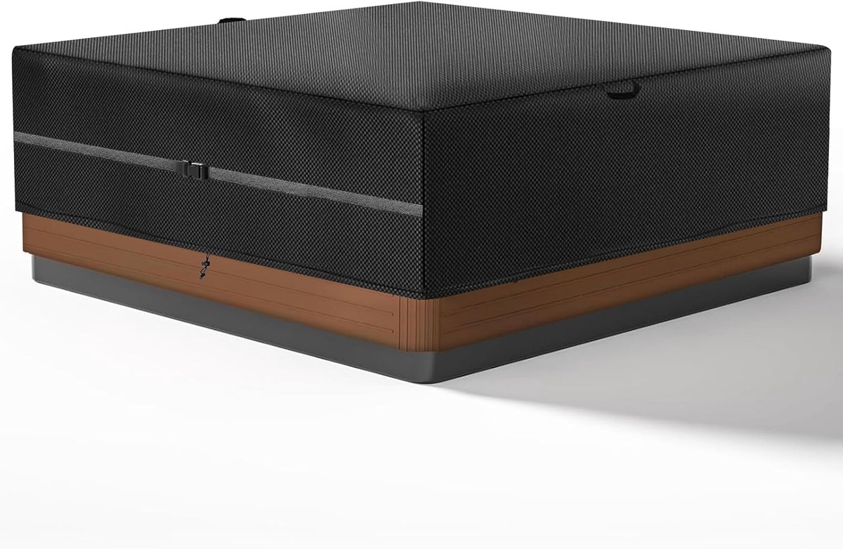 Whirlpool Cover 220 x 220 x 85 cm - 420D Oxford stof - Waterproof en UV-bestendig - Houdt je jacuzzi schoon - ShopVlot