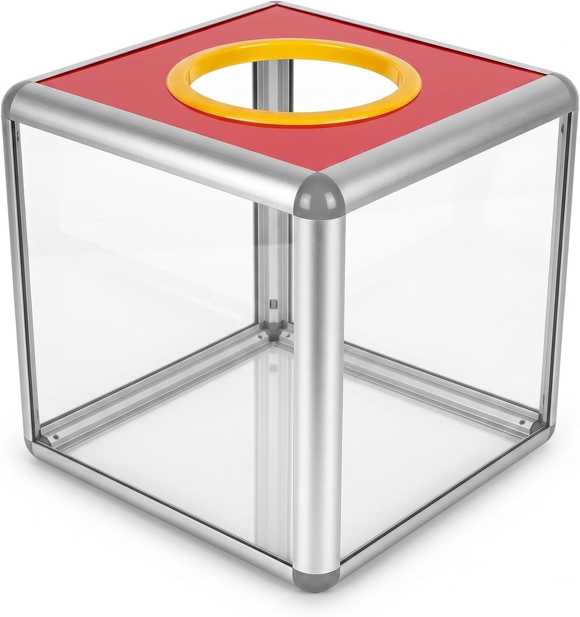Loterijbox - Vouwbare vierkante box - Acryl materiaal - Veilig opbergen van tickets en geld - ShopVlot