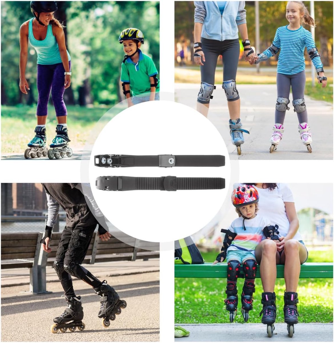Roller skates sluitingen - vervangingsbanden - hoogwaardig materiaal - veilige bevestiging - ShopVlot