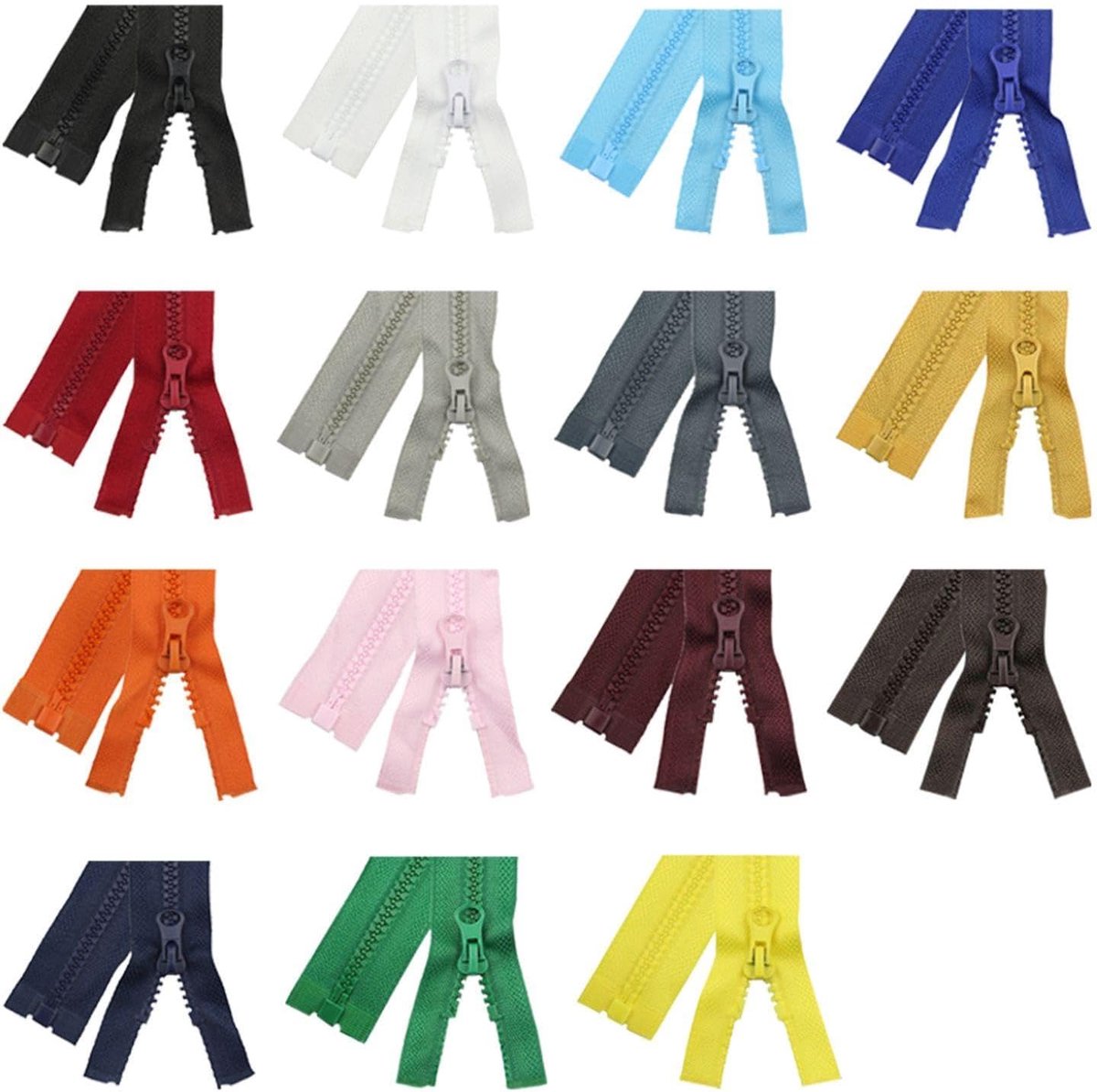 Kledingaccessoires 15 stuks - 40 cm - resin - ideaal voor DIY projecten - ShopVlot