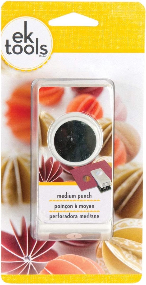 Perforator cirkel 1 inch - 5 cm diameter - compact ontwerp - ideaal voor scrapbooks - ShopVlot
