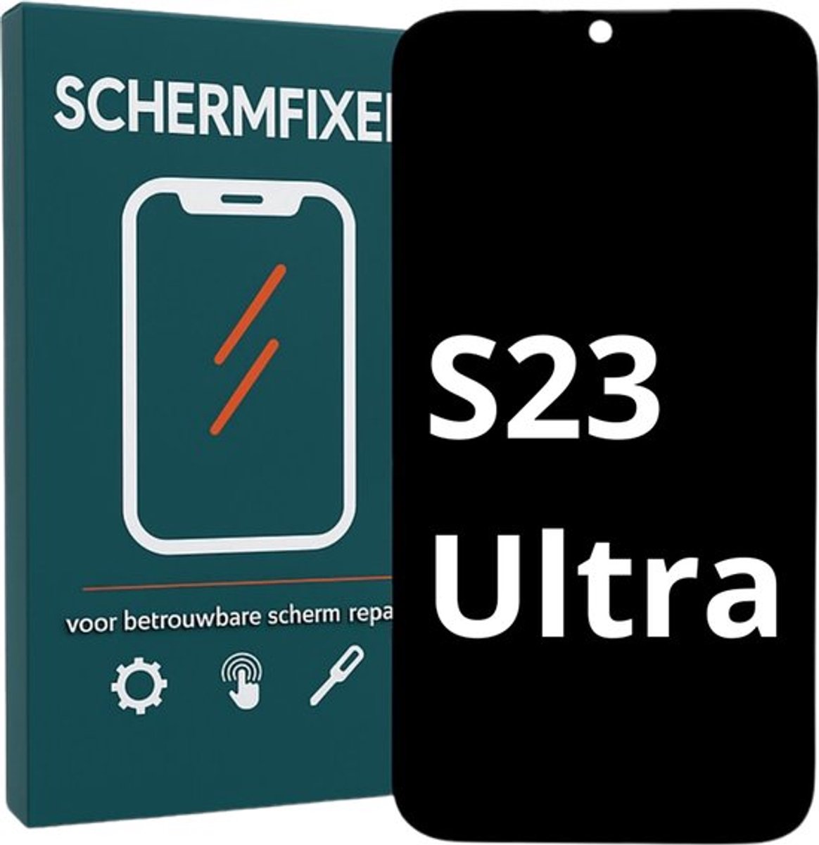 Samsung Galaxy S23 Ultra Scherm met Frame - LCD Display - A+ Kwaliteit - Zwart