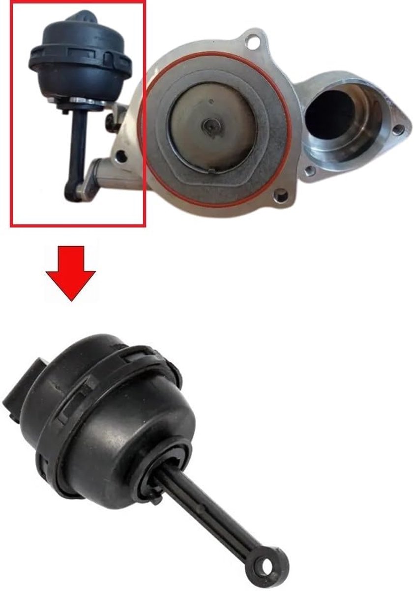 Wastegate actuator voor BMW 1-2 - 3-4 - 5 - X1 - X5 - OEM 11657823227 - Betrouwbare vervanging - 2 jaar garantie - ShopVlot
