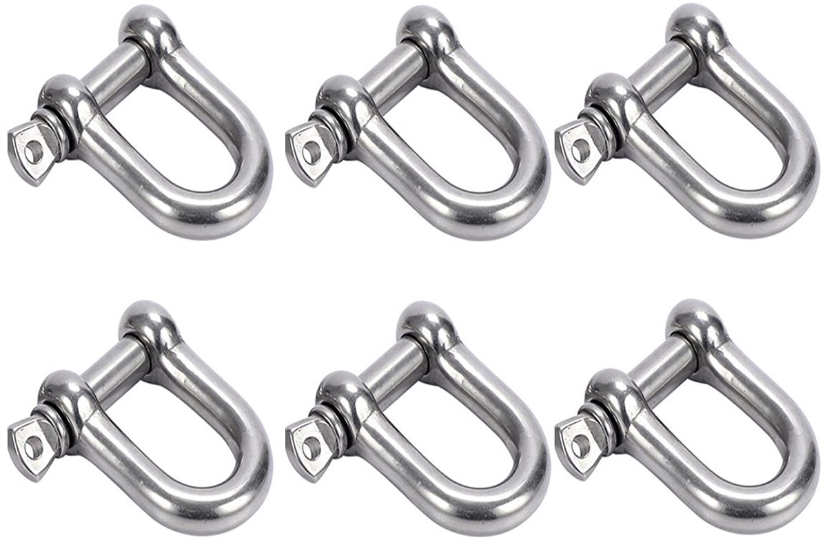 D-Ring Koppeling 35x33mm - RVS 304 - Sterk en duurzaam - Ideaal voor transport - ShopVlot