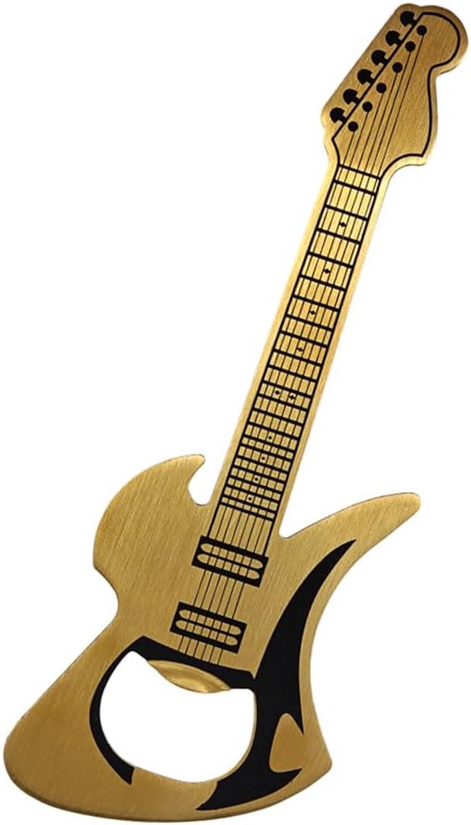 Flessenopener gitaar - creatieve muziek design - duurzaam en leuk - ideaal voor feesten - ShopVlot