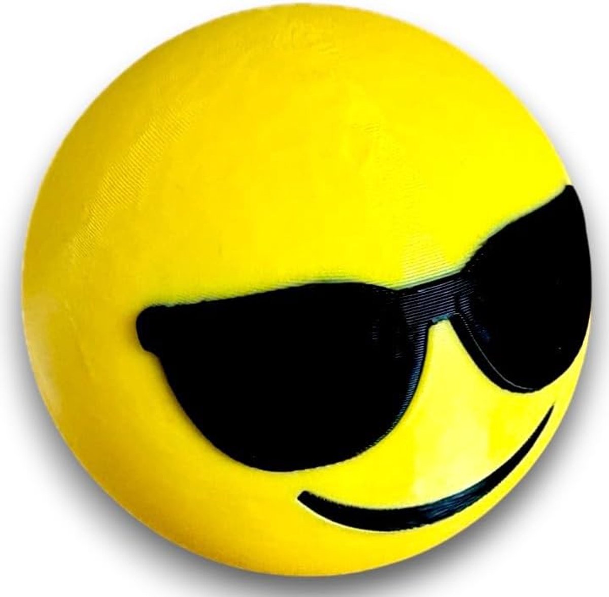 Towbar Cover Cap - Emoji Smiley Zonnebril - 3D Print - Bescherming voor AHK - ShopVlot
