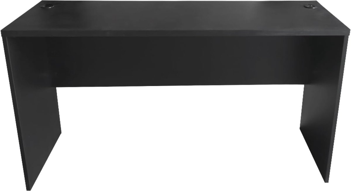 Bureau - computer meubel - 140 cm breed en 50 cm diep - zwart