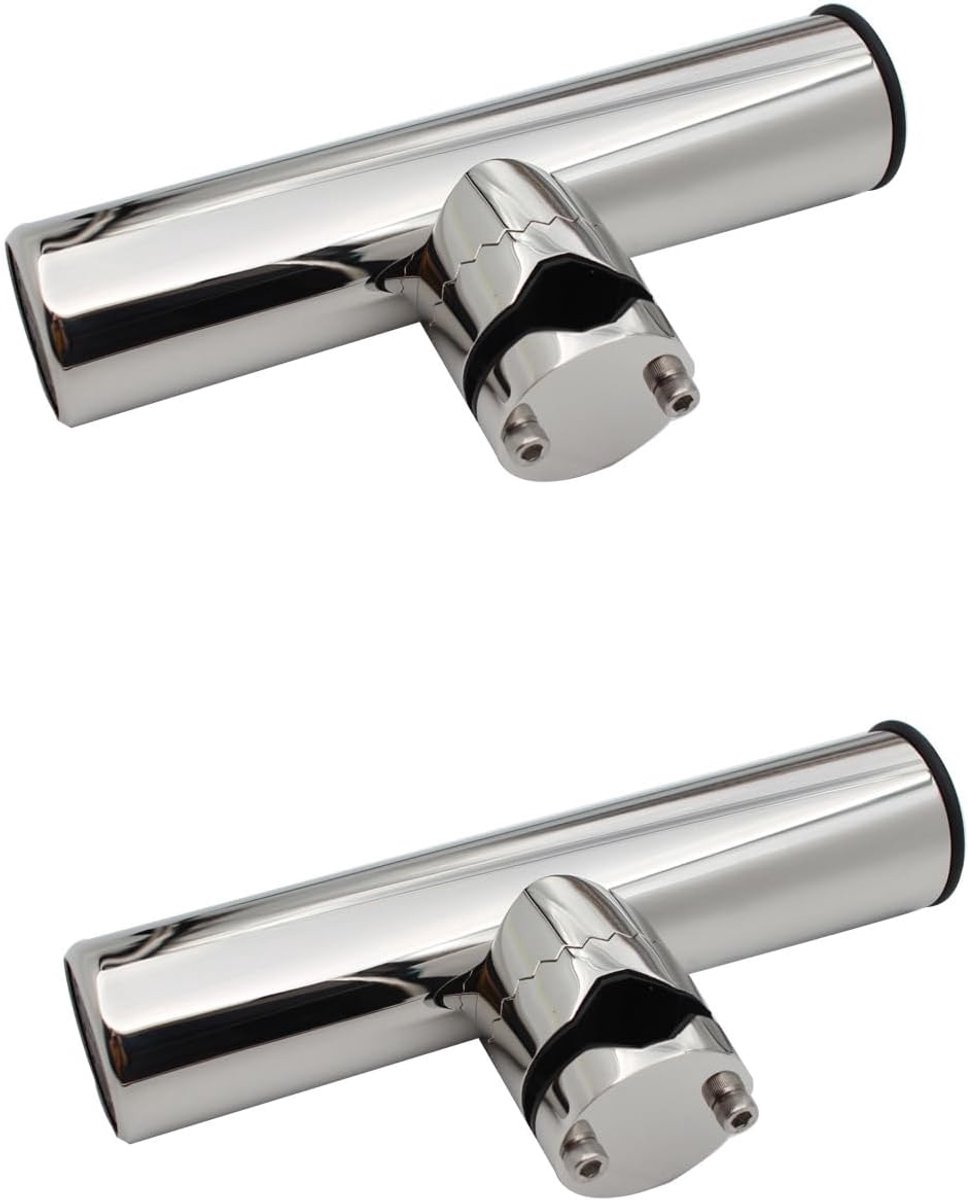 Hengelhouder boot, hengelhouder boot, roestvrijstalen houder voor marine-hengelhouder, marine-hengelhouder voor offshore en jachthengels, 19 mm tot 25 mm geleiding