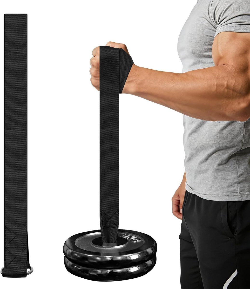 Armworstel-trainingsgordel geschikt, fitness-armworsteluitrusting voor pols, onderarm en bicepoefeningen compatibel, handtrainer en onderarmtrainer met halterschijven van 1 en 2 inch
