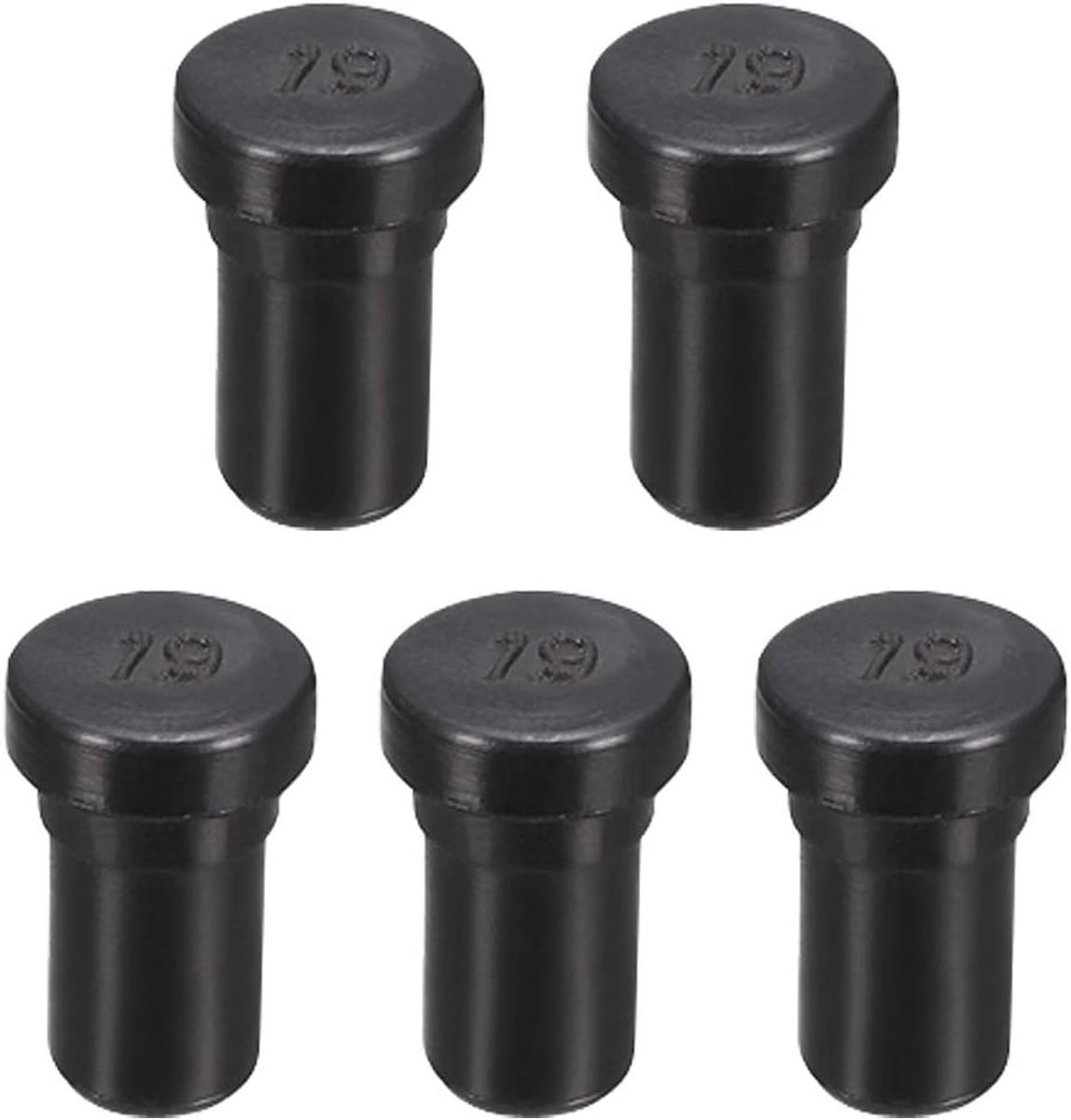 Sourcing map 5 stuks SPR-055A EPDM rubber 5,5 mm zegel gat insert stopper voor kabelsproeiers 8mm Dia