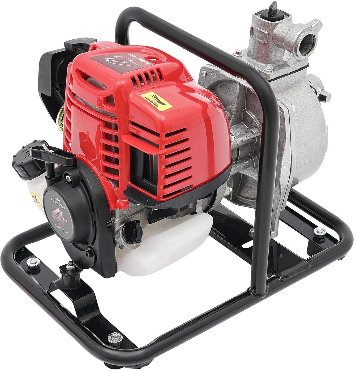 Waterpomp 8100 l/h - 4-takt motor - 30 m opvoerhoogte - efficiënt voor drainage - SnelShoppen