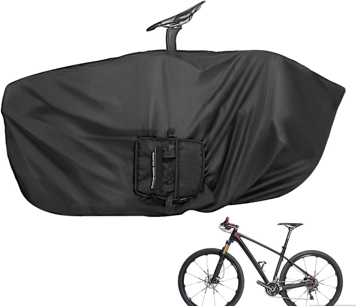 Fiets draagtas - Reis tas - Fiets vervoer - Waterdicht Oxford doek - 27.5 inch - Zwart